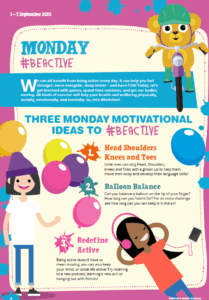 MONDAY #BEACTIVE ACTIVITIES